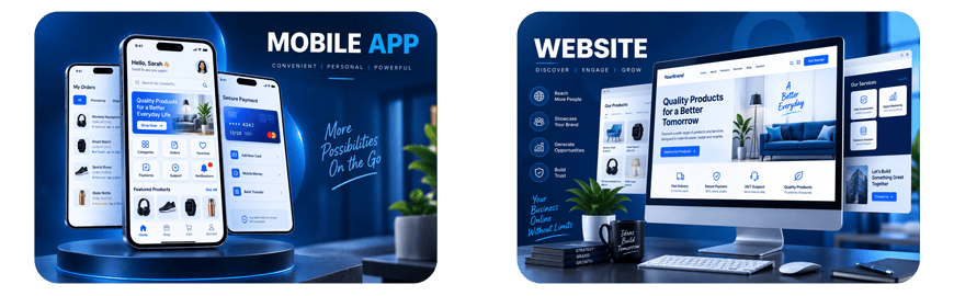 mobile app vs website comparison 