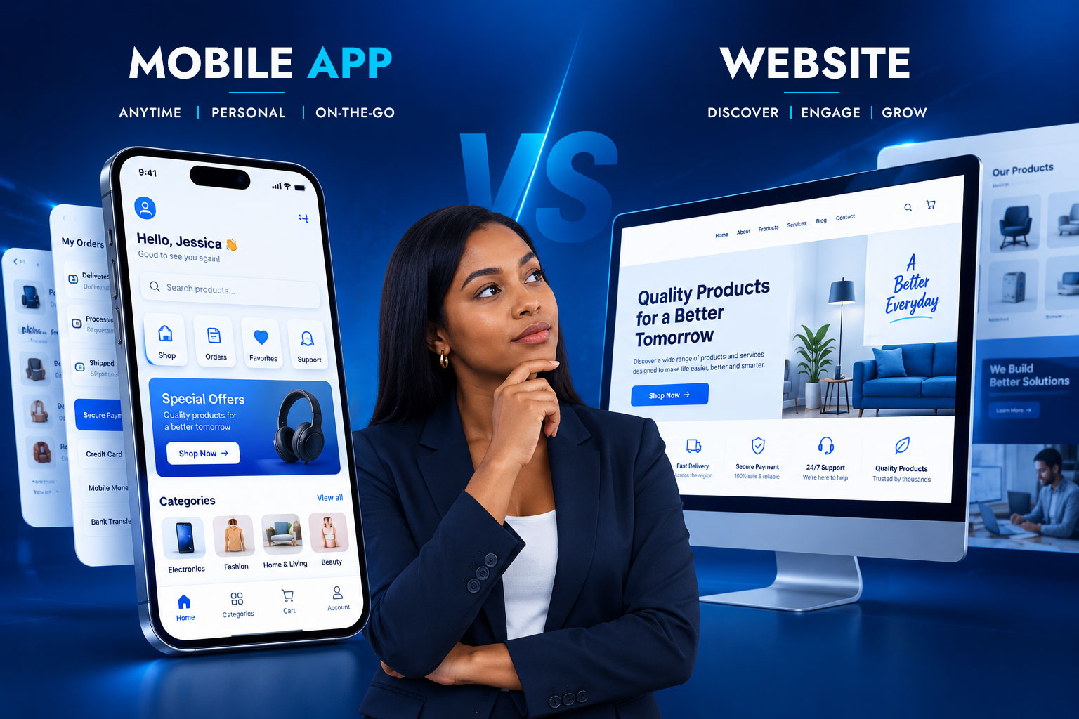 mobile app vs website enmacdo
